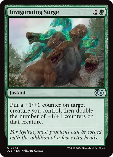 Invigorating Surge, Foundations Jumpstart — Magic: The Gathering card