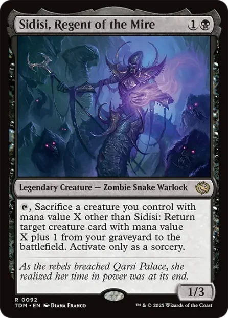 Sidisi, Regent of the Mire, Tarkir: Dragonstorm — Magic: The Gathering card