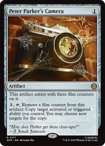 Peter Parker's Camera, Marvel's Spider-Man — Magic: The Gathering card