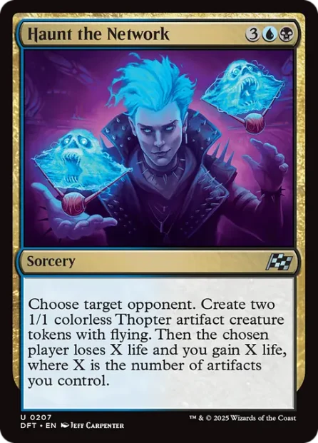 Haunt the Network, Aetherdrift — Magic: The Gathering card