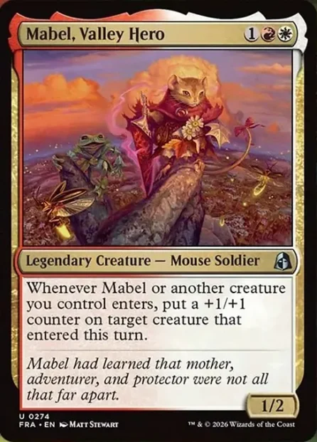 Mabel, Valley Hero, Reality Fracture — Magic: The Gathering card