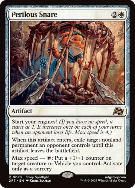 Perilous Snare, Aetherdrift — Magic: The Gathering card
