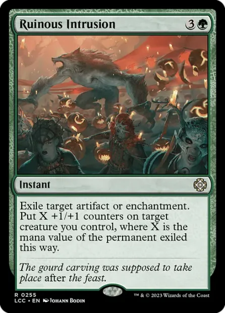 Ruinous Intrusion, The Lost Caverns of Ixalan Commander — Magic: The Gathering card
