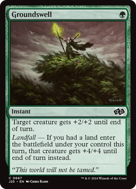 Groundswell, Foundations Jumpstart — Magic: The Gathering card