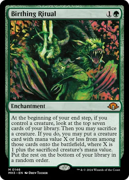 Birthing Ritual, Modern Horizons 3 — Magic: The Gathering card