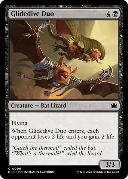 Glidedive Duo, Bloomburrow — Magic: The Gathering card