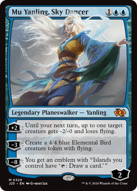 Mu Yanling, Sky Dancer, Foundations Jumpstart — Magic: The Gathering card
