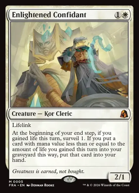 Enlightened Confidant, Reality Fracture — Magic: The Gathering card