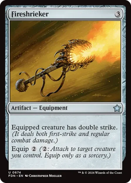 Fireshrieker, Foundations — Magic: The Gathering card