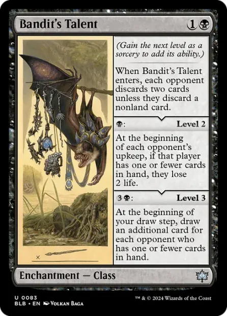 Bandit's Talent, Bloomburrow — Magic: The Gathering card
