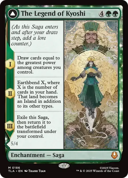 The Legend of Kyoshi // Avatar Kyoshi, Avatar: The Last Airbender — Magic: The Gathering card