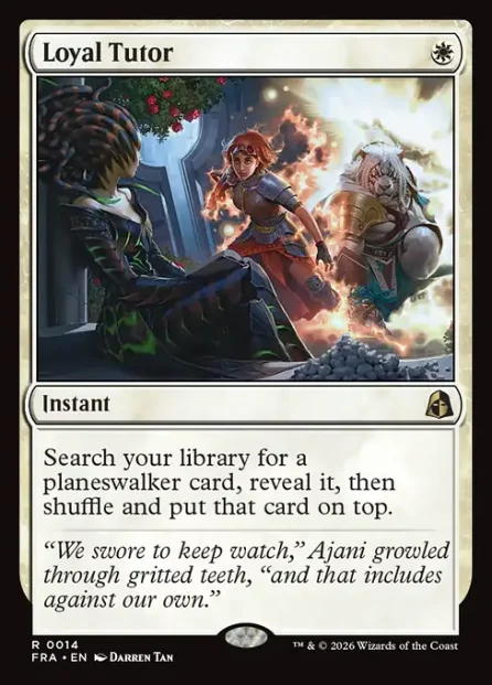 Loyal Tutor, Reality Fracture — Magic: The Gathering card