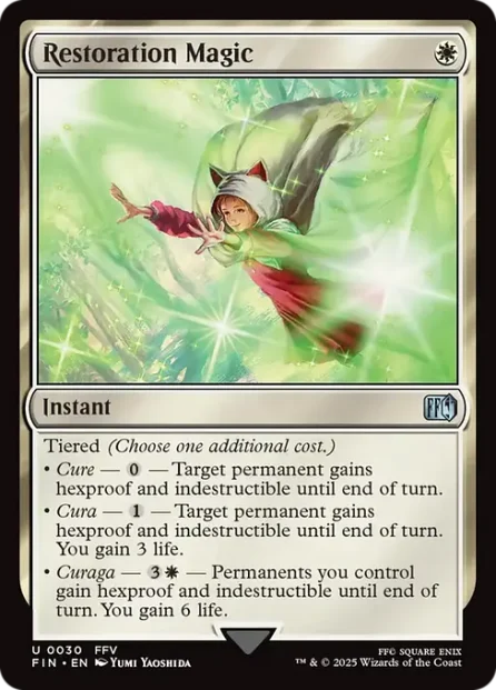 Restoration Magic, Final Fantasy — Magic: The Gathering card