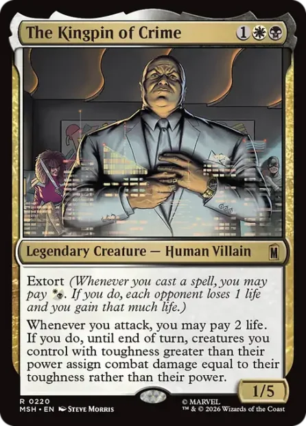 The Kingpin of Crime, Marvel Super Heroes — Magic: The Gathering card