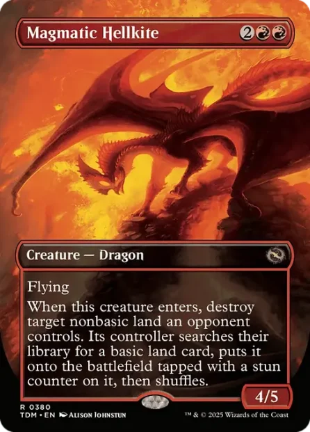 Magmatic Hellkite // Magmatic Hellkite, Tarkir: Dragonstorm — Magic: The Gathering card