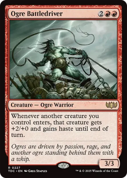 Ogre Battledriver, Tarkir: Dragonstorm Commander — Magic: The Gathering card