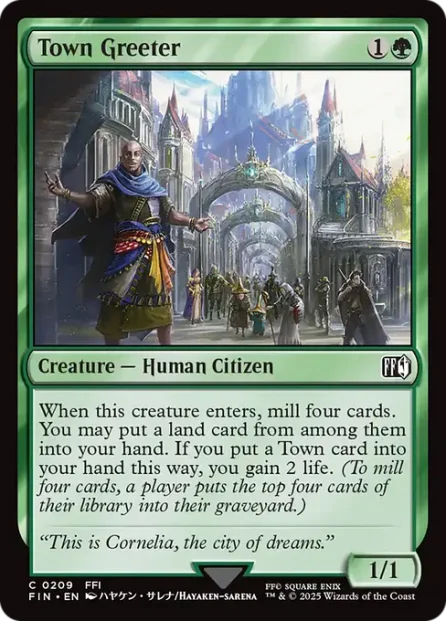 Town Greeter, Final Fantasy — Magic: The Gathering card