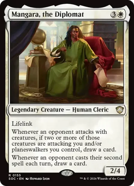 Mangara, the Diplomat, Secrets of Strixhaven Commander — Magic: The Gathering card