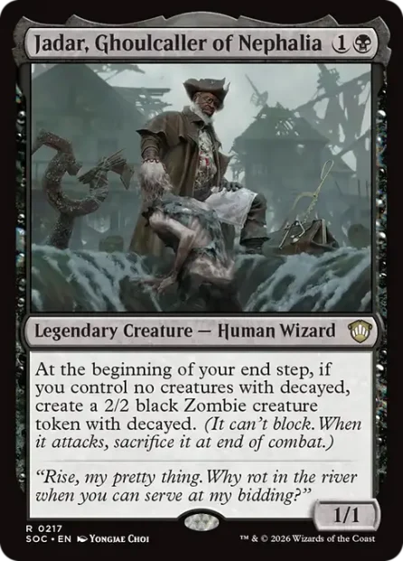 Jadar, Ghoulcaller of Nephalia, Secrets of Strixhaven Commander — Magic: The Gathering card