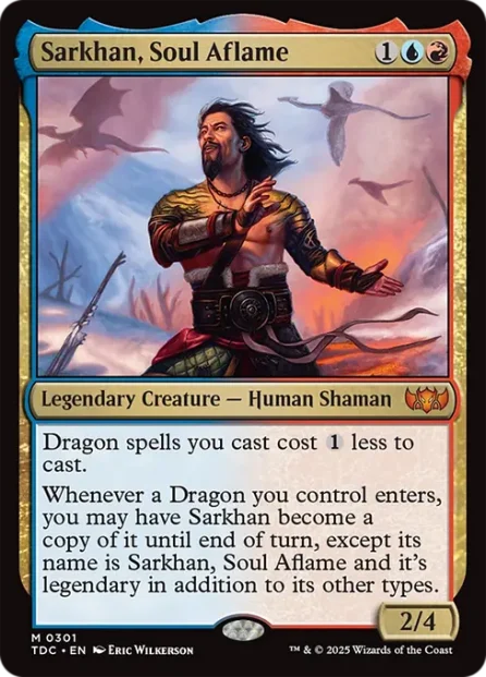 Sarkhan, Soul Aflame, Tarkir: Dragonstorm Commander — Magic: The Gathering card