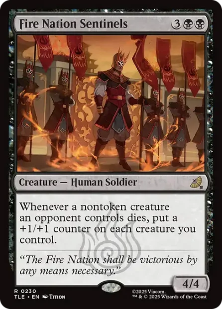 Fire Nation Sentinels, Avatar: The Last Airbender Eternal — Magic: The Gathering card