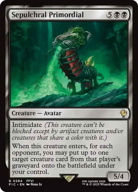 Sepulchral Primordial, Final Fantasy Commander — Magic: The Gathering card