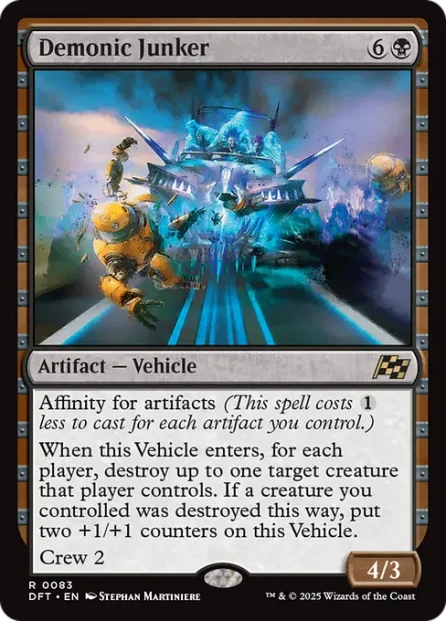 Demonic Junker, Aetherdrift — Magic: The Gathering card