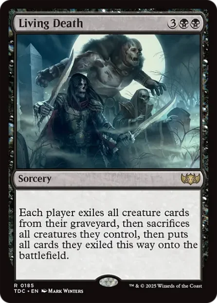 Living Death, Tarkir: Dragonstorm Commander — Magic: The Gathering card