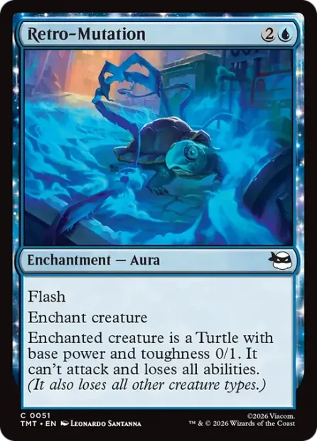 Retro-Mutation, Teenage Mutant Ninja Turtles — Magic: The Gathering card