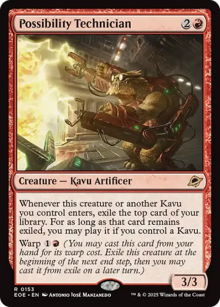 Possibility Technician, Edge of Eternities — Magic: The Gathering card