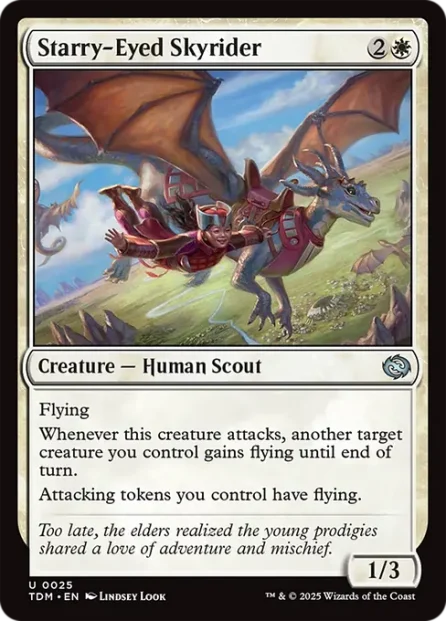 Starry-Eyed Skyrider, Tarkir: Dragonstorm — Magic: The Gathering card