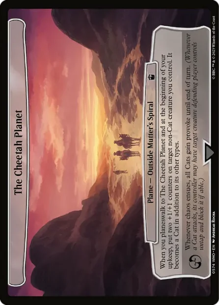 The Cheetah Planet, Doctor Who — Magic: The Gathering card