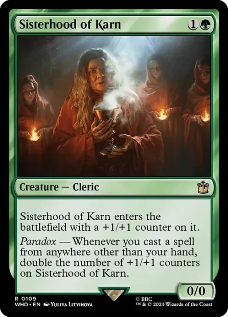 Sisterhood of Karn, Doctor Who — Magic: The Gathering card
