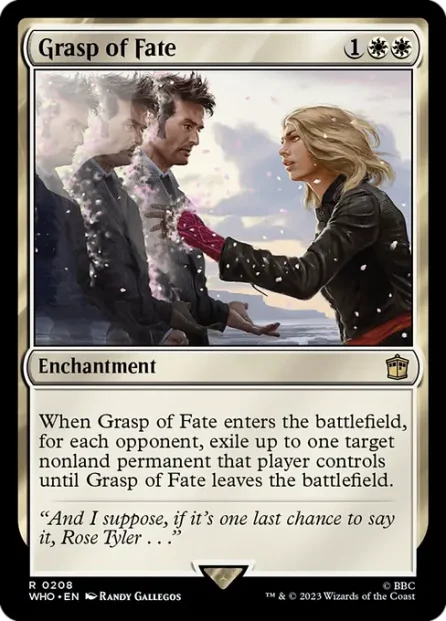 Grasp of Fate, Doctor Who — Magic: The Gathering card