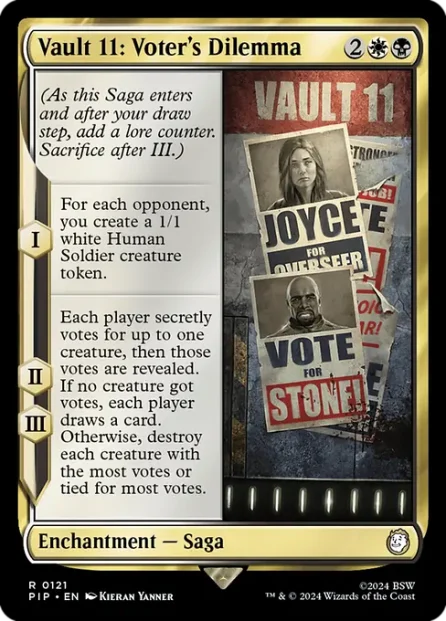 Vault 11: Voter's Dilemma, Fallout — Magic: The Gathering card