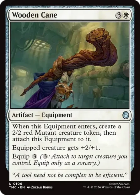 Wooden Cane, Teenage Mutant Ninja Turtles Eternal — Magic: The Gathering card