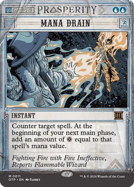 Mana Drain, Breaking News — Magic: The Gathering card