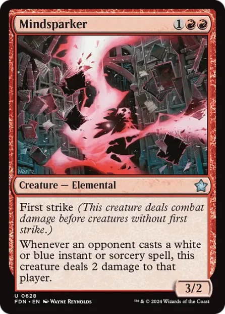Mindsparker, Foundations — Magic: The Gathering card
