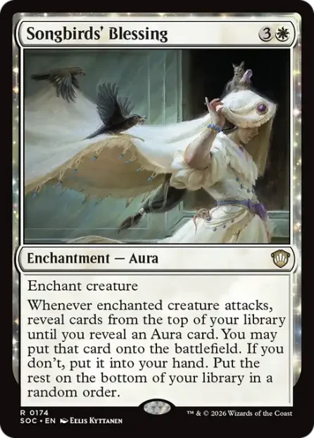 Songbirds' Blessing, Secrets of Strixhaven Commander — Magic: The Gathering card