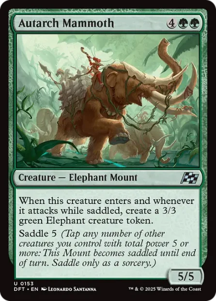 Autarch Mammoth, Aetherdrift — Magic: The Gathering card