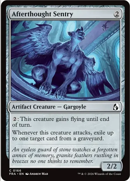 Afterthought Sentry, Reality Fracture — Magic: The Gathering card