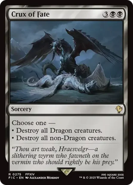 Crux of Fate, Final Fantasy Commander — Magic: The Gathering card