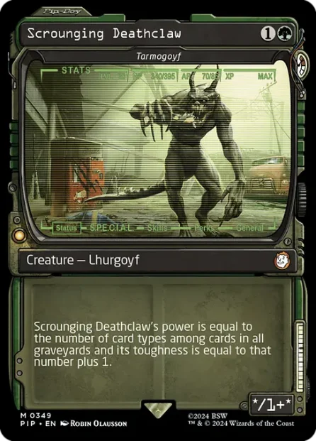 Tarmogoyf, Fallout — Magic: The Gathering card