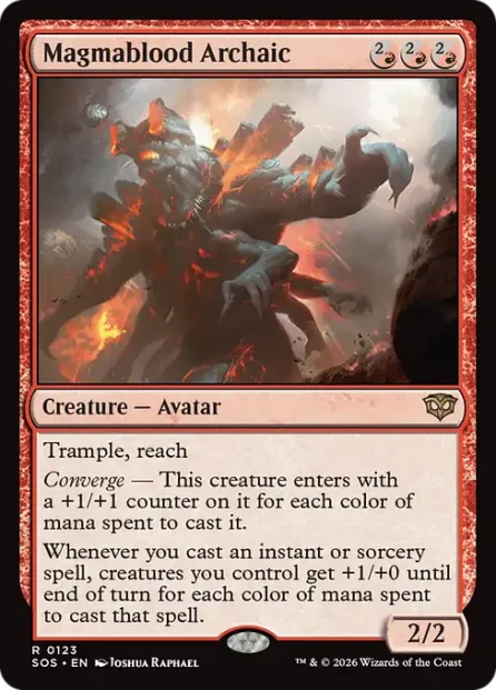 Magmablood Archaic, Secrets of Strixhaven — Magic: The Gathering card