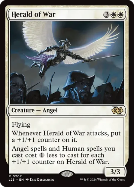 Herald of War, Foundations Jumpstart — Magic: The Gathering card