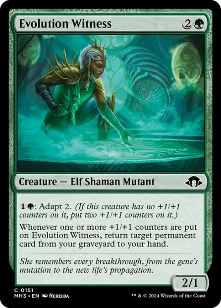 Evolution Witness, Modern Horizons 3 — Magic: The Gathering card