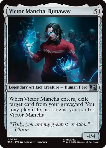 Victor Mancha, Runaway, Marvel Super Heroes Commander — Magic: The Gathering card