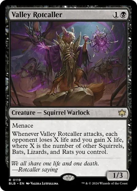 Valley Rotcaller, Bloomburrow — Magic: The Gathering card