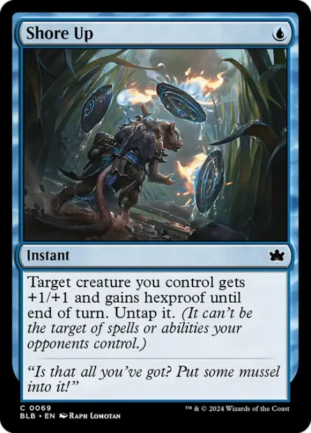Shore Up, Bloomburrow — Magic: The Gathering card