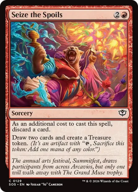 Seize the Spoils, Secrets of Strixhaven — Magic: The Gathering card